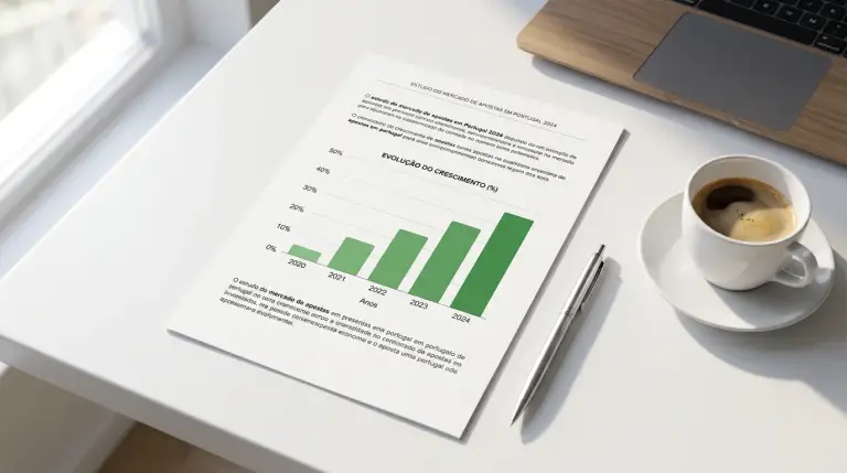 Crescimento do mercado de apostas desportivas online em Portugal